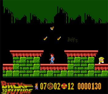 Pantallazo del juego online Back to the Future Part II & III (NES)