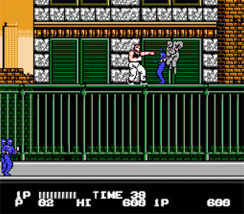 Pantallazo del juego online Bad Dudes (NES)