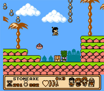 Pantallazo del juego online Banana Prince (NES)