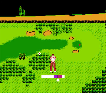 Pantallazo del juego online Bandai Golf Challenge Pebble Beach (NES)