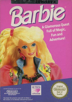 Carátula del juego Barbie (NES)