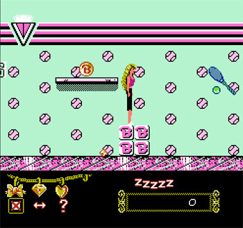 Pantallazo del juego online Barbie (NES)