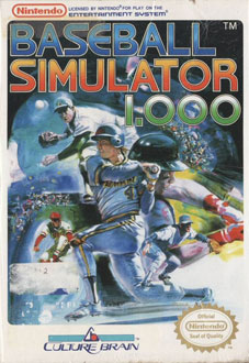 Juego online Baseball Simulator 1000 (NES)