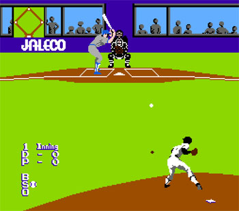 Pantallazo del juego online Bases Loaded (NES)