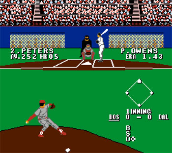 Pantallazo del juego online Bases Loaded 3 (NES)