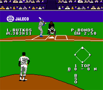 Pantallazo del juego online Bases Loaded 4 (NES)