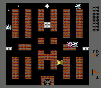 Pantallazo del juego online Battle City (NES)