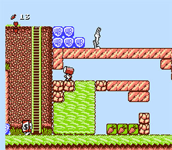 Pantallazo del juego online The Bugs Bunny Birthday Blowout (NES)