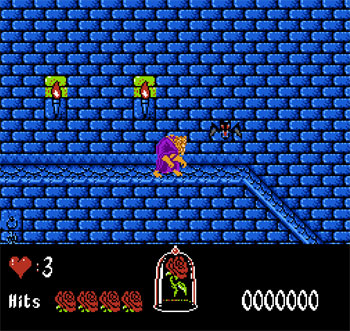 Pantallazo del juego online Disney's Beauty and the Beast (NES)