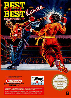 Carátula del juego Best of the Best Championship Karate (NES)