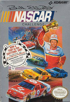 Carátula del juego Bill Elliot's NASCAR Challenge (NES)