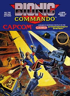 Carátula del juego Bionic Commando (NES)