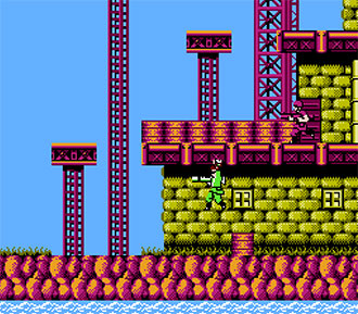 Pantallazo del juego online Bionic Commando (NES)