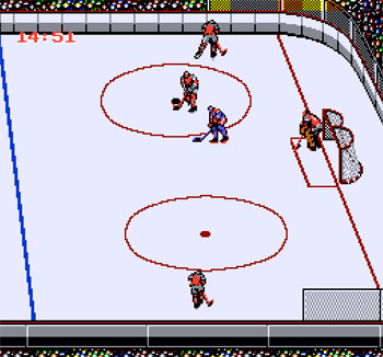 Pantallazo del juego online Blades of Steel (NES)