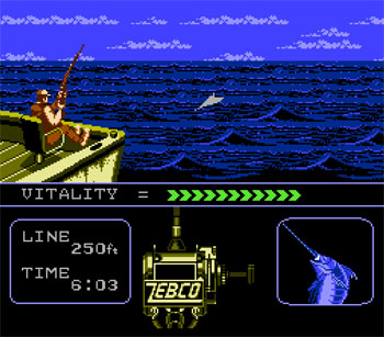 Pantallazo del juego online The Blue Marlin (NES)