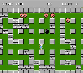 Pantallazo del juego online Bomberman (NES)