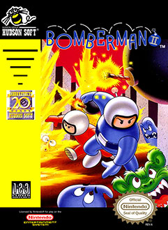 Carátula del juego Bomberman II (NES)