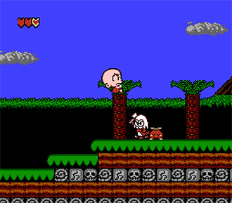 Pantallazo del juego online Bonk's Adventure (NES)