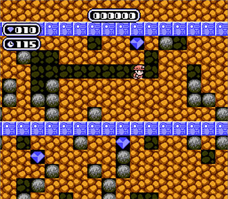 Pantallazo del juego online Boulder Dash (NES)