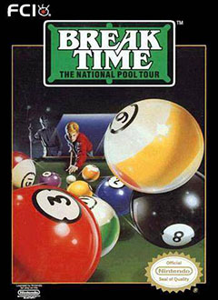 Carátula del juego Break Time The National Pool Tour (NES)