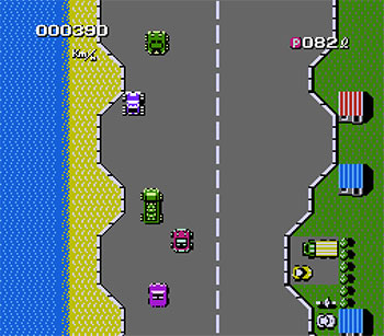 Pantallazo del juego online Bump 'n' Jump (NES)