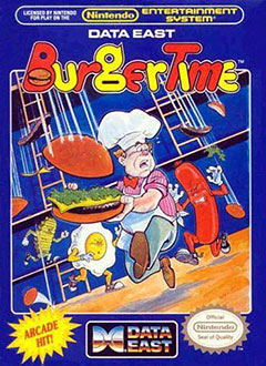 Carátula del juego BurgerTime (NES)