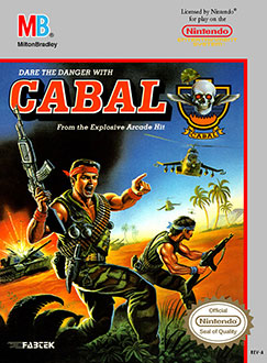 Carátula del juego Cabal (NES)