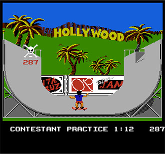 Pantallazo del juego online California Games (NES)