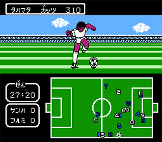 Pantallazo del juego online Captain Tsubasa II Super Striker (Nes)