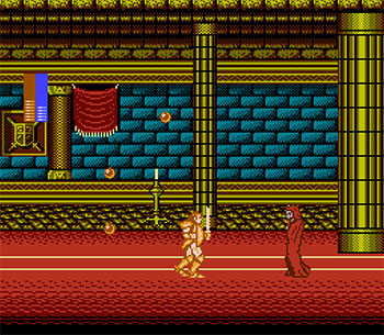Pantallazo del juego online Castle of Dragon (NES)