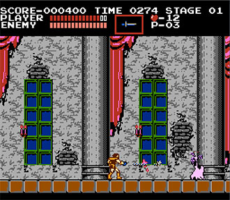 Pantallazo del juego online Castlevania (NES)