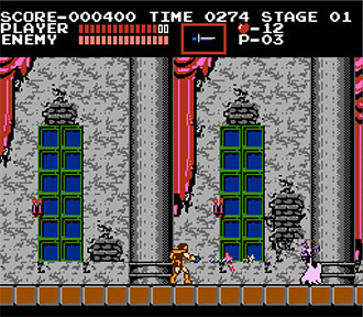 Pantallazo del juego online Castlevania (NES)