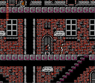 Pantallazo del juego online Castlevania II Simon's Quest (NES)