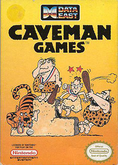 Carátula del juego Caveman Games (NES)