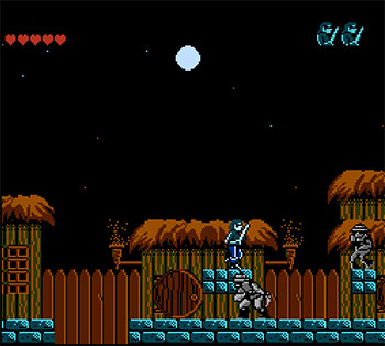 Pantallazo del juego online Challenge of the Dragon (NES)