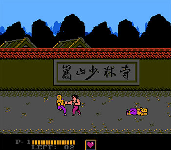 Pantallazo del juego online Challenge of the Dragon (Sachen) (NES)