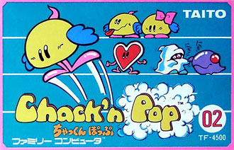 Carátula del juego Chack'n Pop (NES)