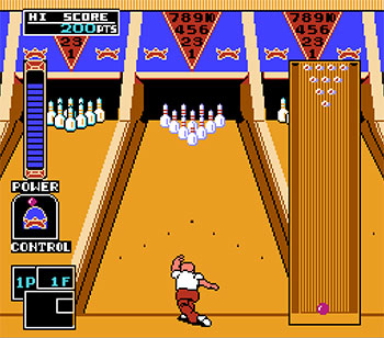 Pantallazo del juego online Championship Bowling (NES)