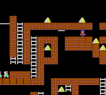 Pantallazo del juego online Championship Lode Runner (NES)
