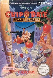 Carátula del juego Disney's Chip 'N Dale Rescue Rangers (NES)