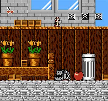 Pantallazo del juego online Disney's Chip 'N Dale Rescue Rangers (NES)