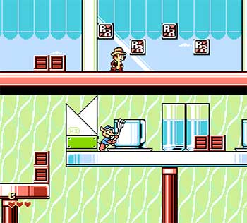 Pantallazo del juego online Disney's Chip 'N Dale Rescue Rangers 2 (NES)