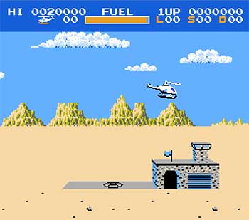 Pantallazo del juego online Choplifter (NES)