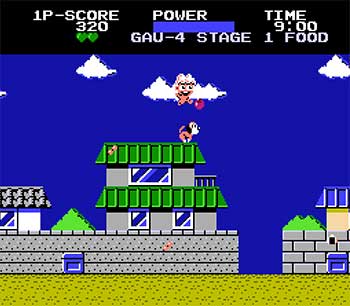 Pantallazo del juego online Chubby Cherub (NES)