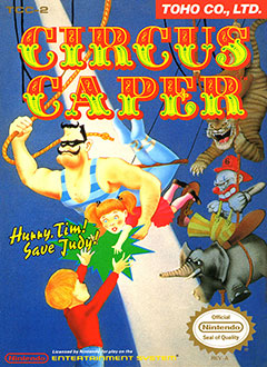 Carátula del juego Circus Caper (NES)