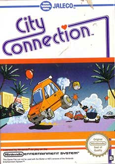 Carátula del juego City Connection (NES)