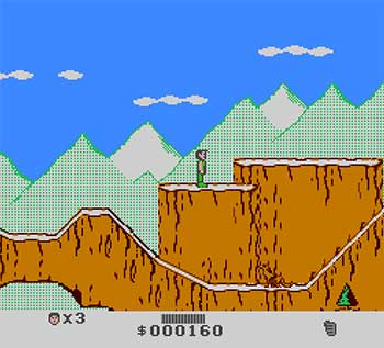 Pantallazo del juego online Cliffhanger (NES)