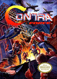 Carátula del juego Contra Force (NES)