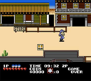 Pantallazo del juego online Cowboy Kid (NES)