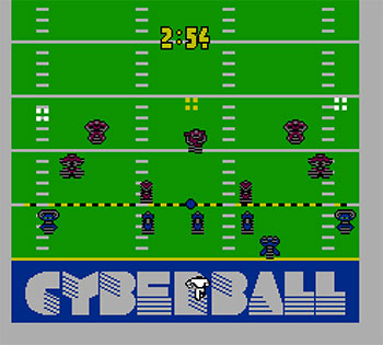 Pantallazo del juego online Cyberball (NES)